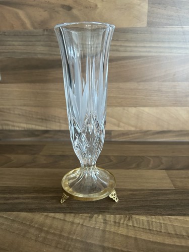 Crystal bud vase 24k - crystal,
