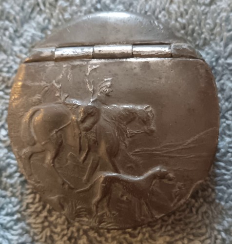 Vintage snuff box sheffield - snuff, of