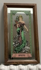 Alphonse Mucha Mirror Spring