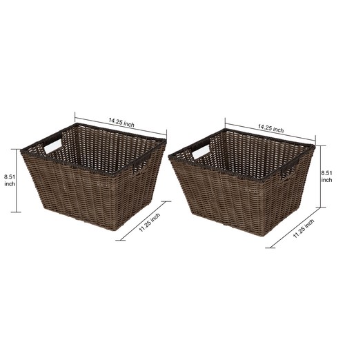 Large poly rattan - , storage