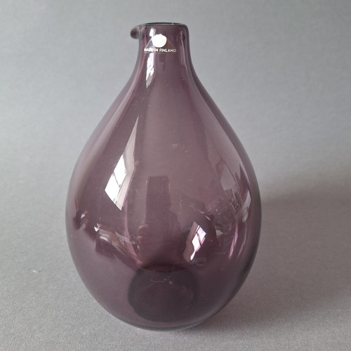 Timo sarpaneva glass bird vase - timo,