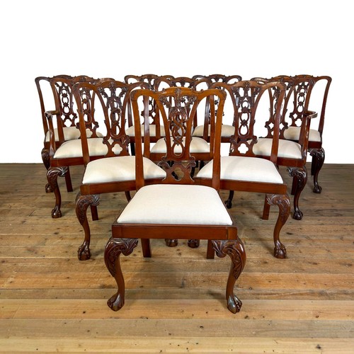 Set ten chippendale style - of,