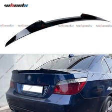 FOR BMW 5 SERIES E60 GLOSS BLACK REAR BOOT TRUCK SPOILER LIP BODY KIT 2004-2010