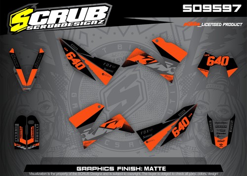 Graphics kit ktm smc 625 - kit,