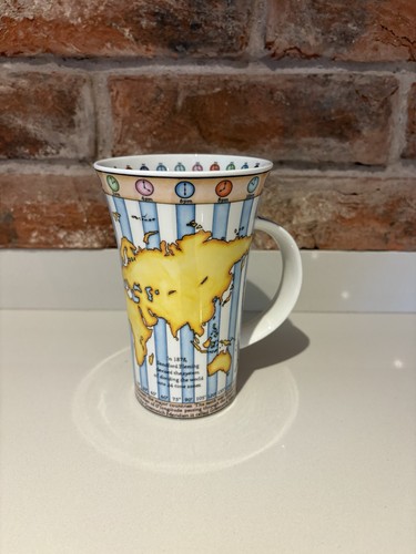 Dunoon world time zones mug - time, a
