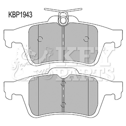 Brake pads set for volvo - volvo, c70
