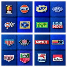 Motor Racing Motorsports Embroidered Patches (Set D) Pick From 16 Badges