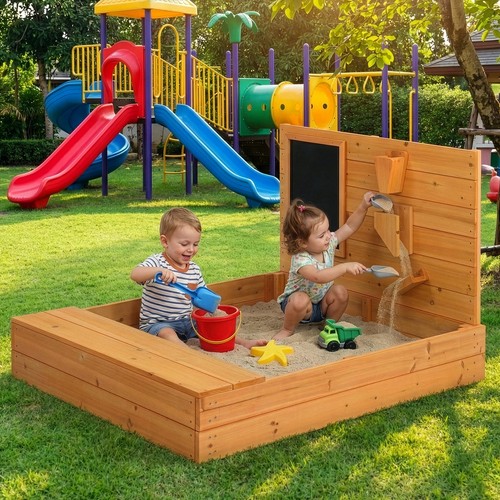 Wooden sandbox kids - wooden,