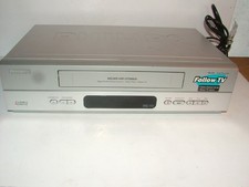 Philips VR550/07 Video Cassette Recorder Silver Turbo Drive Nicam Hi-Fi Stereo