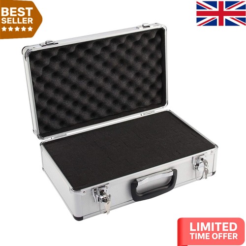 Aluminium flight case - aluminium, with