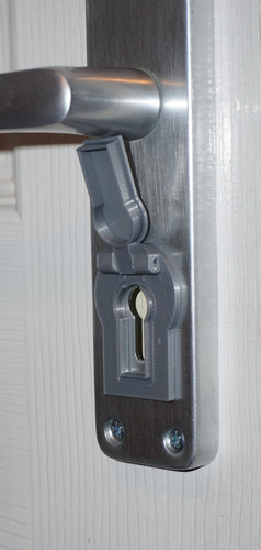 Silver traditional keyhole - silver,