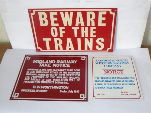 Vintage railway reproduction - vintage,