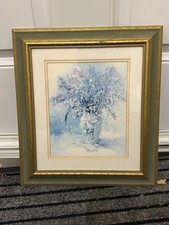 FRAMED PRINT " Yellow And White Floribundas " By Adelene Fletcher