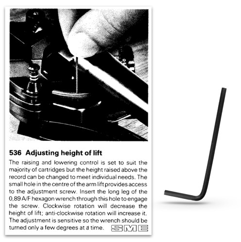 Sme series tonearm 89mm - sme, v
