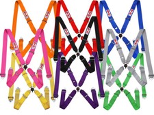 4 Point Race Harness Track Day, Rally School, Wrap Around , Off Road - Camlock