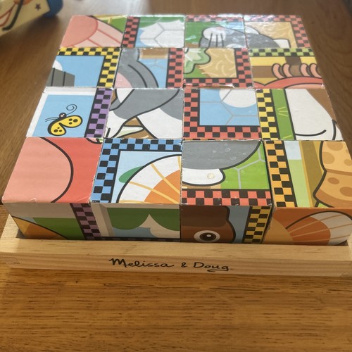 Melissa and doug wooden - and, puzzle
