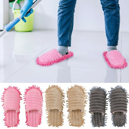 1pair mop slippers lazy floor - mop,