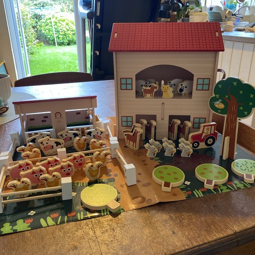 Wooden farm playset - farm,