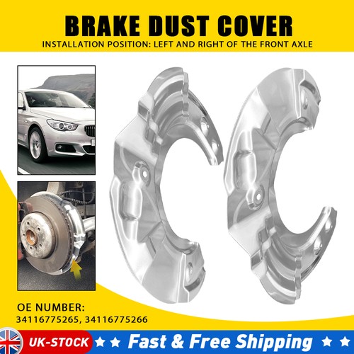 Front brake disc dust - 2x,