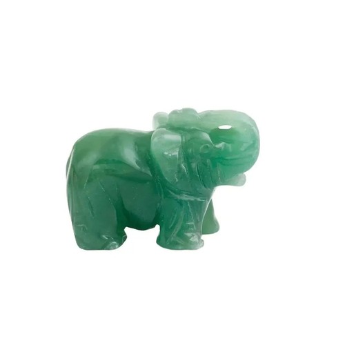 Hand carved green - hand, aventurine
