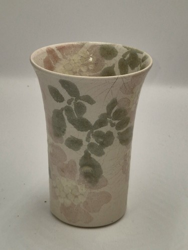 Hand painted vase conwy - hand,