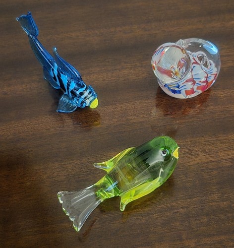 Set hand blown glass - set,