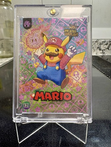 Pokemon pikachu cosplay card - pokemon,