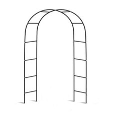 NEW BLACK 2M GARDEN ARCH
