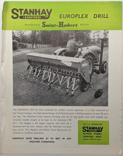 Original stanhay brochure for - original,