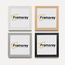 Square Picture Frame Step Range | With/Without Mount | Black White Oak Walnut