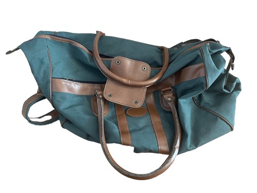 Vintage leather lined large - vintage,
