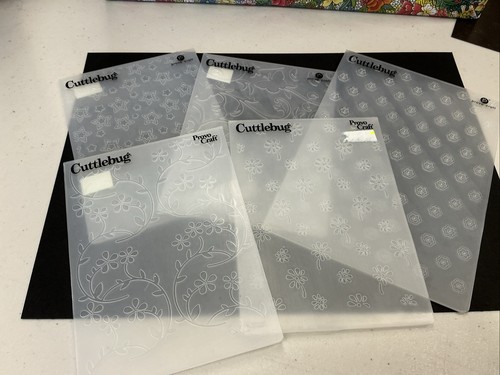 Cuttlebug embossing folders - embossing,