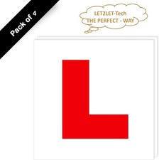 L Plates Pack of 4 Learner