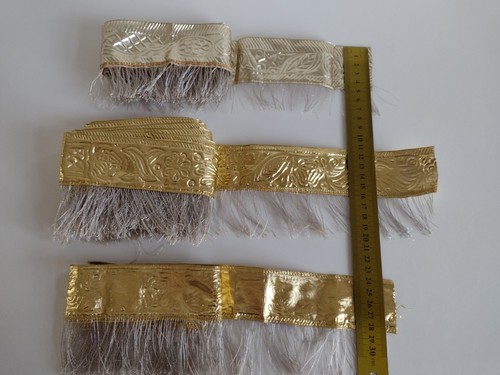 Vintage indian gold lurex sari - gold,