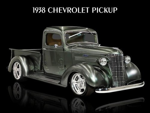 1938 chevrolet hot rod pickup - hot,