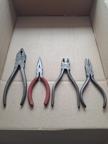 Vintage pliers job lot - x4,