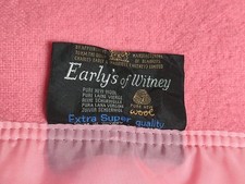 Witney Wool Blanket Earlywarm 91 inches x 98 inches Pink Vintage (2)