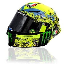 Valentino Rossi VR46 1:5 Scale Moto GP Mini Helmet Misano Race 2 2021