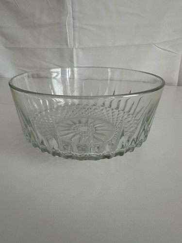 Arcoroc clear glass fruit bowl - arcoroc,