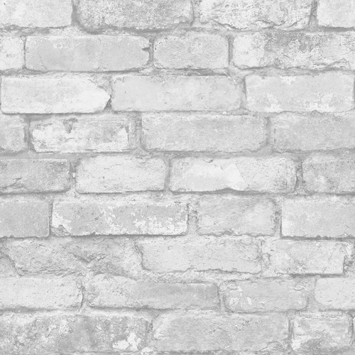 White silver rustic brick - rustic,