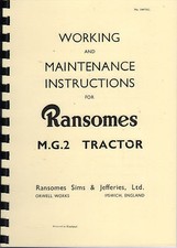 Ransomes M.G.2 Crawler Tractor