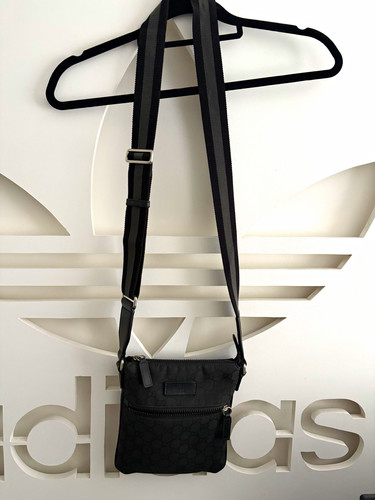 Gucci black nylon leather - nylon, &