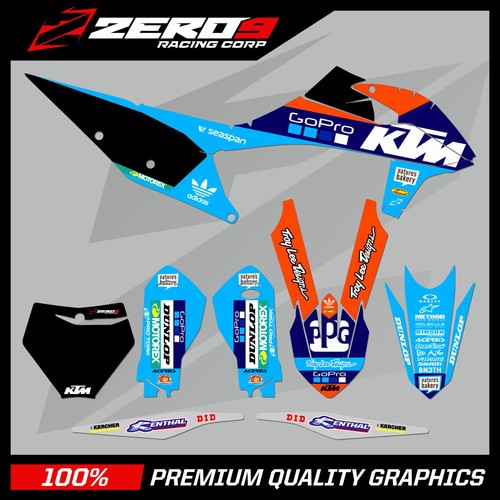 Ktm motocross graphics - kit, mx