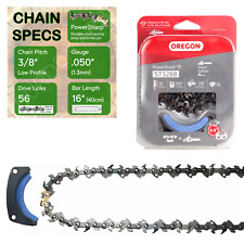 16" PowerSharp Chainsaw Chain Stone for Oregon CS300, CS1500, Qualcast YT4353-02
