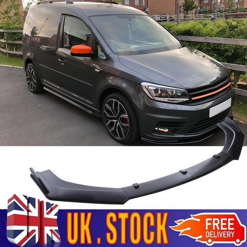 Matte front bumper lip spoiler - front,