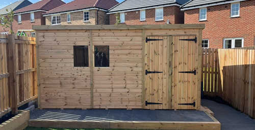 14x8 wooden garden workshop - garden,
