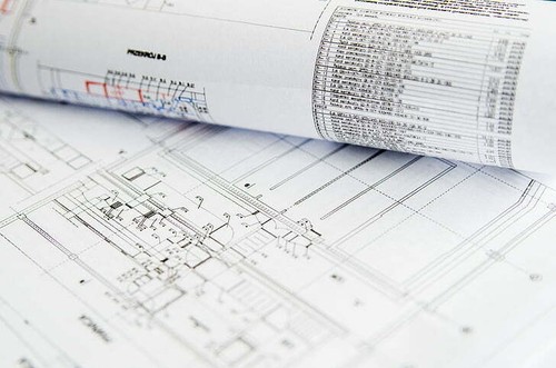 Large format cad plan - large,