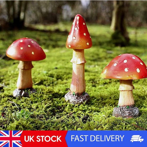4pc red toadstool - 4pc, mushroom