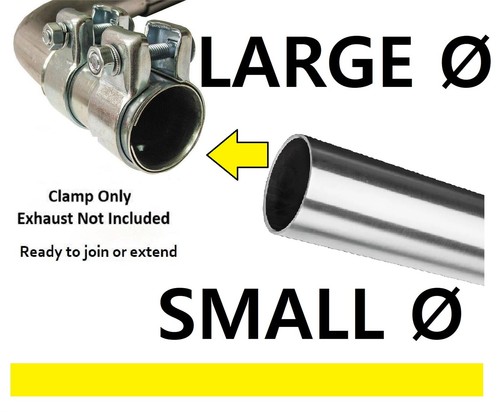 Exhaust pipe adaptor clamp - pipe,