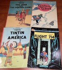 Vintage Tintin Comic Bundle of